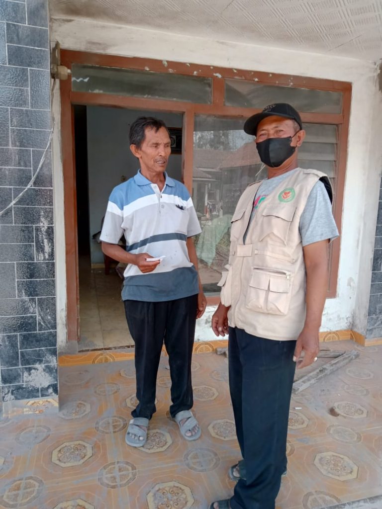 Kunjungan ke Rumah Warga Terdampak Semeru